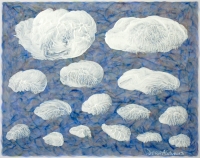 Beyond the Beach - 7.25" x 9.25" - Acrylic on mylar - $525