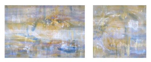 In the Midst – 40x60 and 40x40 – Acrylic with glass microspheres on canvas – $11,400