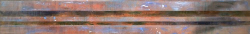 Mastermind – 14" x 104" – Acrylic with glass microspheres on canvas – SOLD
