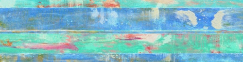 Shoreham II – 26" x 102" – Acrylic with glass microspheres on canvas – SOLD