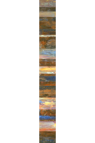 Mind Over Matter – 84" x 10" – Acrylic with glass microspheres on canvas – SOLD