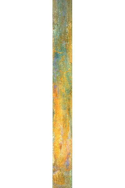 Over and Under – 104" x 11" – Acrylic with glass microspheres on canvas – SOLD