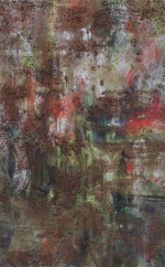 Steeped 58" x 36" Acrylic with cacao on canvas $5,000