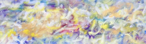 Lullaby of Springtime - 96" x 30" - Acrylic on canvas - $9,200
