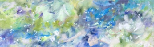 It Might As Well Be Spring - 96" x 30" - Acrylic on canvas - $9,200