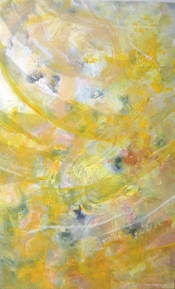 Coastal Twist – 58" x 36" – Acrylic with glass microspheres on canvas – SOLD