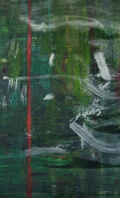 Envied – 58" x 36" – Acrylic with glass microspheres on canvas – SOLD