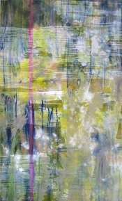 Indulged – 58" x 36" – Acrylic with glass microspheres on canvas – $5,000