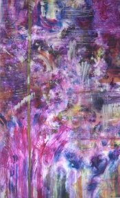 Tickled – 58" x 36" – Acrylic with glass microspheres on canvas – SOLD