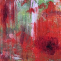 Staccato 1 – 12" x 12" – Acrylic with glass microspheres on canvas – $975
