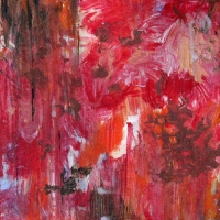 Staccato 2 – 12" x 12" – Acrylic with glass microspheres on canvas – SOLD