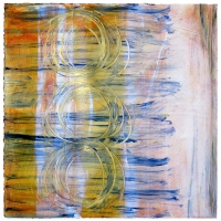 Summer III – 18" x 18" – Acrylic on archival paper – Framed in white 20" x 20" – $1,800