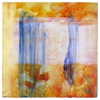 Summer VII – 18" x 18" – Acrylic on archival paper – Framed in white 20" x 20" – $1,800