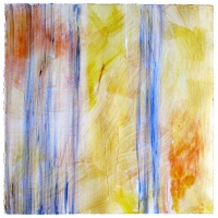 Summer X – 18" x 18" – Acrylic on archival paper – Framed in white 20" x 20" – $1,800