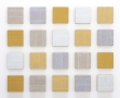 Lux Minima Group – 5\" x 5\" – Acrylic with glass microspheres on linen – $400