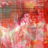 he thought I was crazy – 12" x 12" – Acrylic with glass microspheres on canvas – $975