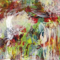 he thought I was nuts – 12" x 12" – Acrylic with glass microspheres on canvas – $975