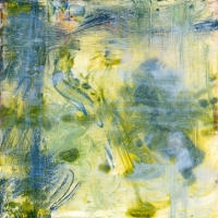 twisted – 12" x 12" – Acrylic with glass microspheres on canvas – SOLD