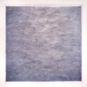 Presence 13 – 68" x 68" – Acrylic on canvas with nylon filament and tacks