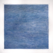 Presence 19 – 68" x 68" – Acrylic on canvas with nylon filament and tacks